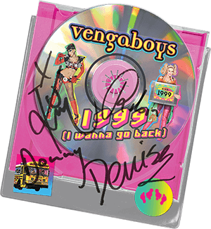 1999 (I Wanna Go Back) CD signed by Vengaboys Kim D’Nice Donny Robin